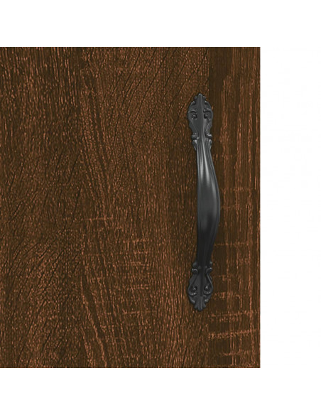 Comodini 2 pz Rovere Marrone 40x40x50 cm in Legno Multistrato