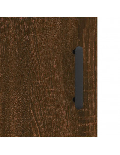 Comodini 2 pz Rovere Marrone 40x40x50 cm in Legno Multistrato