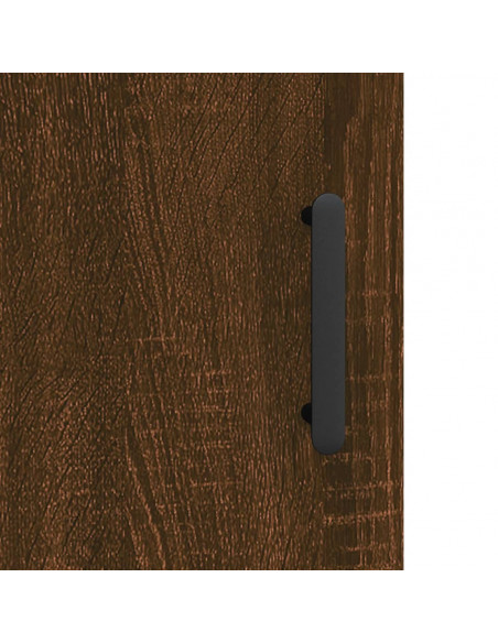 Comodini 2 pz Rovere Marrone 40x40x50 cm in Legno Multistrato