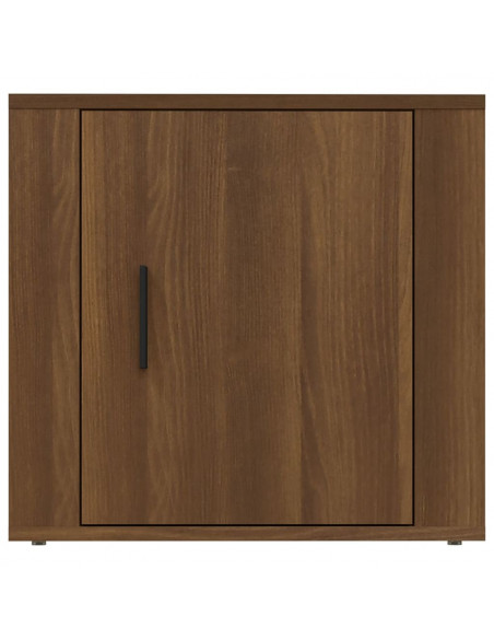 Comodini 2 pz Rovere Marrone 50x39x47 cm