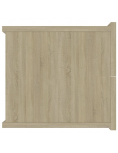 Comodini 2 pz Rovere Sonoma 40x30x30 cm in Legno Multistrato