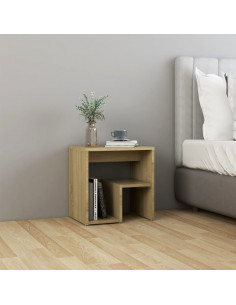 Comodini 2 pz Rovere Sonoma 40x30x40 cm in Legno Multistrato