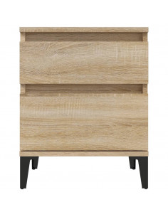 Comodini 2 pz Rovere Sonoma 40x35x50 cm