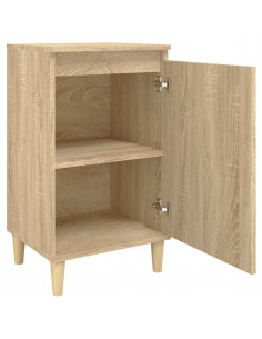 Comodini 2 pz Rovere Sonoma 40x35x70 cm in Legno Multistrato