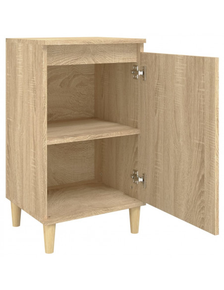 Comodini 2 pz Rovere Sonoma 40x35x70 cm in Legno Multistrato