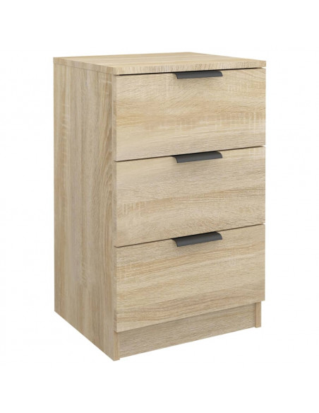 Comodini 2 pz Rovere Sonoma 40x36x65 cm