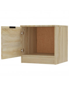 Comodini 2 pz Rovere Sonoma 40x39x40 cm
