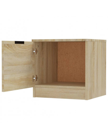 Comodini 2 pz Rovere Sonoma 40x39x40 cm