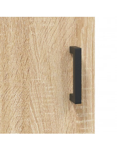 Comodini 2 pz Rovere Sonoma 40x40x50 cm in Legno Multistrato