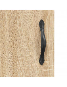 Comodini 2 pz Rovere Sonoma 40x40x50 cm in Legno Multistrato