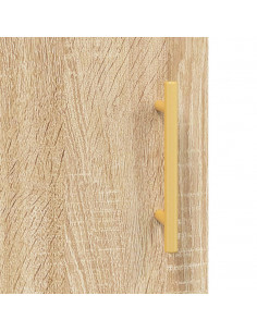 Comodini 2 pz Rovere Sonoma 40x40x50 cm in Legno Multistrato