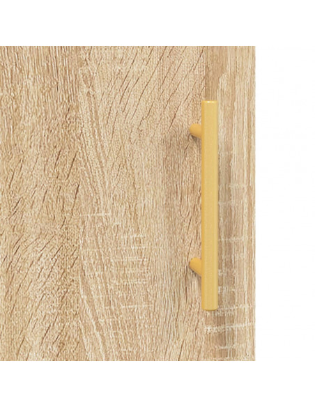 Comodini 2 pz Rovere Sonoma 40x40x50 cm in Legno Multistrato