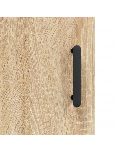 Comodini 2 pz Rovere Sonoma 40x40x50 cm in Legno Multistrato