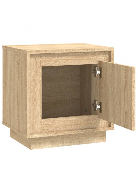 Comodini 2 pz Rovere Sonoma 44x35x45 cm in Legno Multistrato