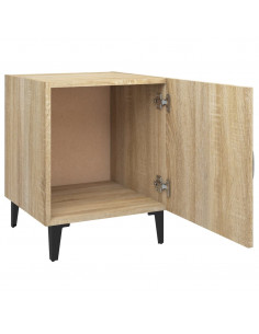 Comodini 2 pz Rovere Sonoma in Legno Multistrato