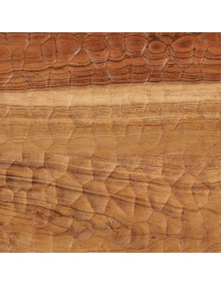 Comodini 2pz 40x33x46 cm in Legno Massello di Acacia