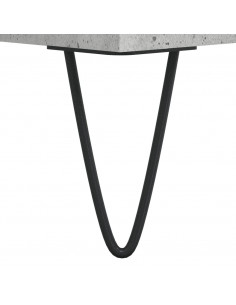 Comodini 2pz Grigio Cemento 40x35x50 cm in Legno Multistrato