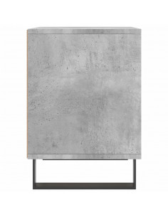 Comodini 2pz Grigio Cemento 40x35x50 cm in Legno Multistrato