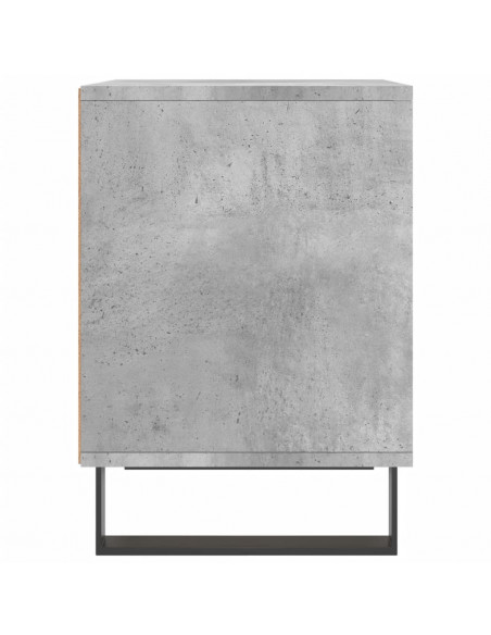 Comodini 2pz Grigio Cemento 40x35x50 cm in Legno Multistrato