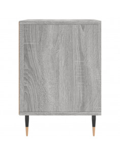 Comodini 2pz Grigio Sonoma 40x35x50 cm in Legno Multistrato