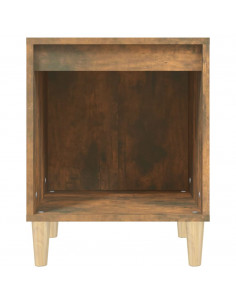 Comodini 2pz Rovere Fumo 40x35x50 cm