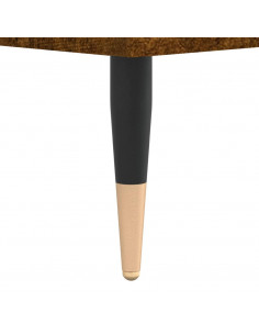 Comodini 2pz Rovere Fumo 40x35x50 cm in Legno Multistrato