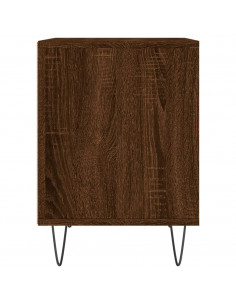 Comodini 2pz Rovere Marrone 40x35x50 cm in Legno Multistrato