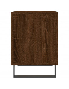 Comodini 2pz Rovere Marrone 40x35x50 cm in Legno Multistrato