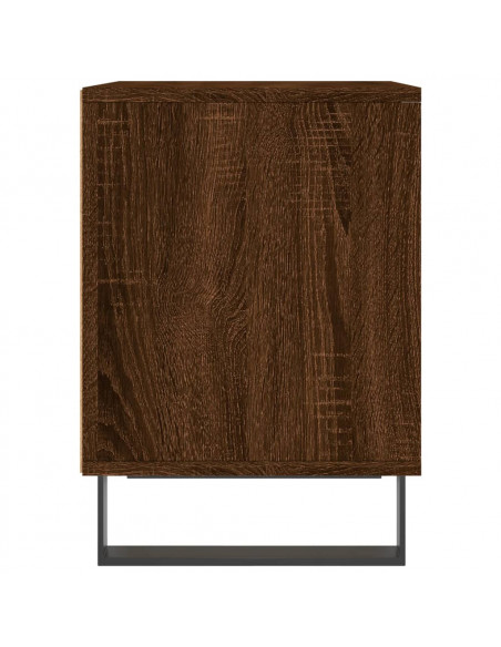 Comodini 2pz Rovere Marrone 40x35x50 cm in Legno Multistrato