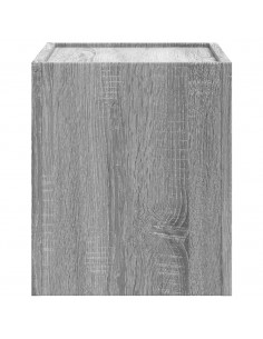 Comodini a Muro 2 pz Grigio Sonoma 45x30x35 cm