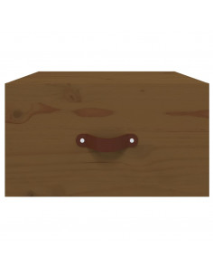 Comodini a Muro 2 pz Miele 40x29,5x22 cm