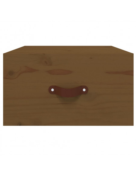 Comodini a Muro 2 pz Miele 40x29,5x22 cm