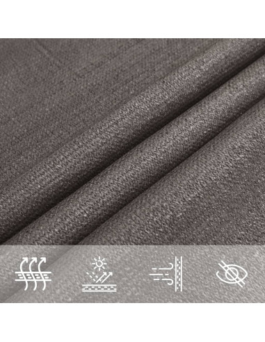 Vela Parasole 160 g/m² Antracite 2,5x4 m in HDPE