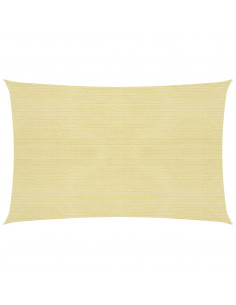 Vela Parasole 160 g/m² Beige 3x4,5 m in HDPE 2
