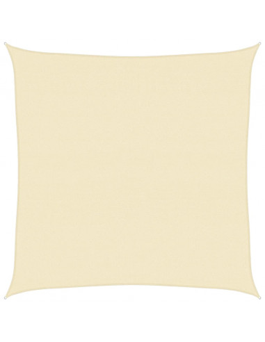Vela Parasole 160 g/m² Crema 4x4 m in HDPE