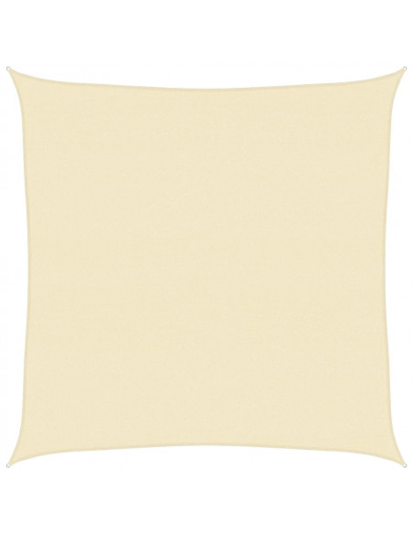 Vela Parasole 160 g/m² Crema 4x4 m in HDPE