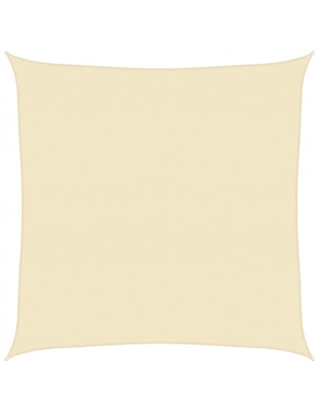 Vela Parasole 160 g/m² Crema 5x5 m in HDPE
