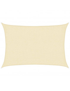 Vela Parasole 160 g/m² Crema 2x2,5 m in HDPE 2