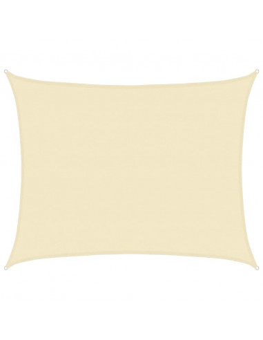 Vela Parasole 160 g/m² Crema 6x7 m in HDPE