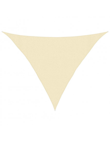 Vela Parasole 160 g/m² Crema 3x3x4,2 m in HDPE
