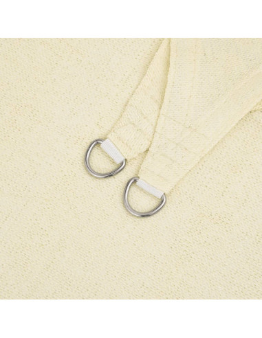 Vela Parasole 160 g/m² Crema 3,5x3,5x4,9 m in HDPE