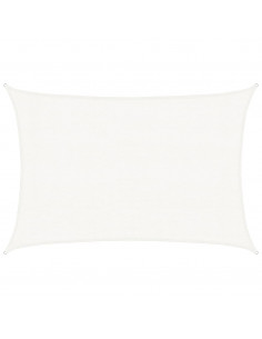 Vela Parasole 160 g/m² Bianca 3x4,5 m in HDPE 2