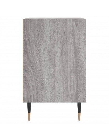 Comodini Grigio Sonoma 2 pz 40x30x50 cm in Legno Multistrato