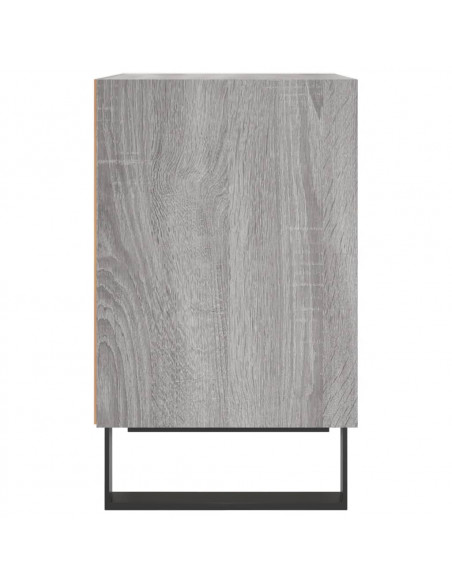 Comodini Grigio Sonoma 2 pz 40x30x50 cm in Legno Multistrato