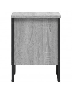 Comodini Grigio Sonoma 2pz 40x30x40 cm in Truciolato