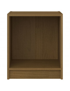Comodini Marrone Miele 2 pz 35,5x33,5x41,5 cm in Legno di Pino