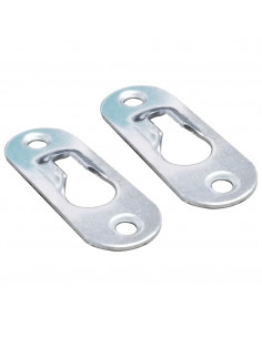 Comodini Pensili 2pz Grigio Cemento 40x30x15 Legno Multistrato