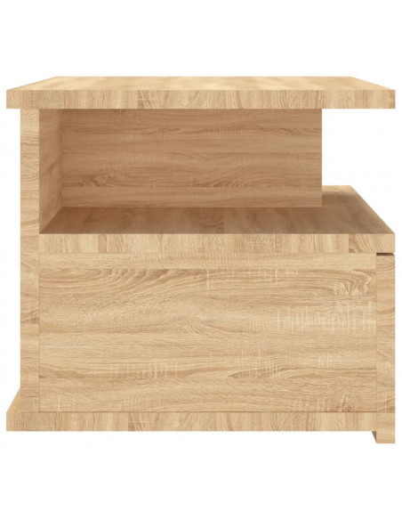 Comodini Pensili 2pz Rovere Sonoma 40x31x27cm Legno Multistrato