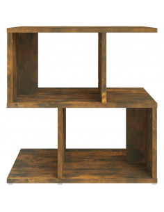 Comodini Rovere Fumo 2pz 50x30x51,5 cm in Legno Multistrato