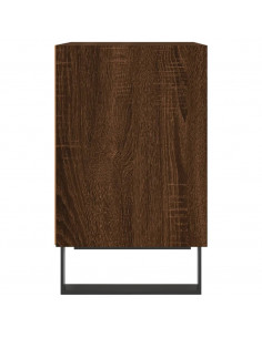 Comodini Rovere Marrone 2 pz 40x30x50 cm in Legno Multistrato